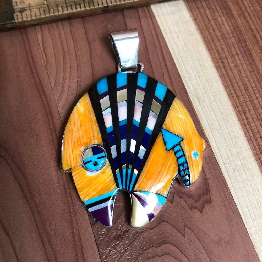 Sterling Silver Zuni fetish bear